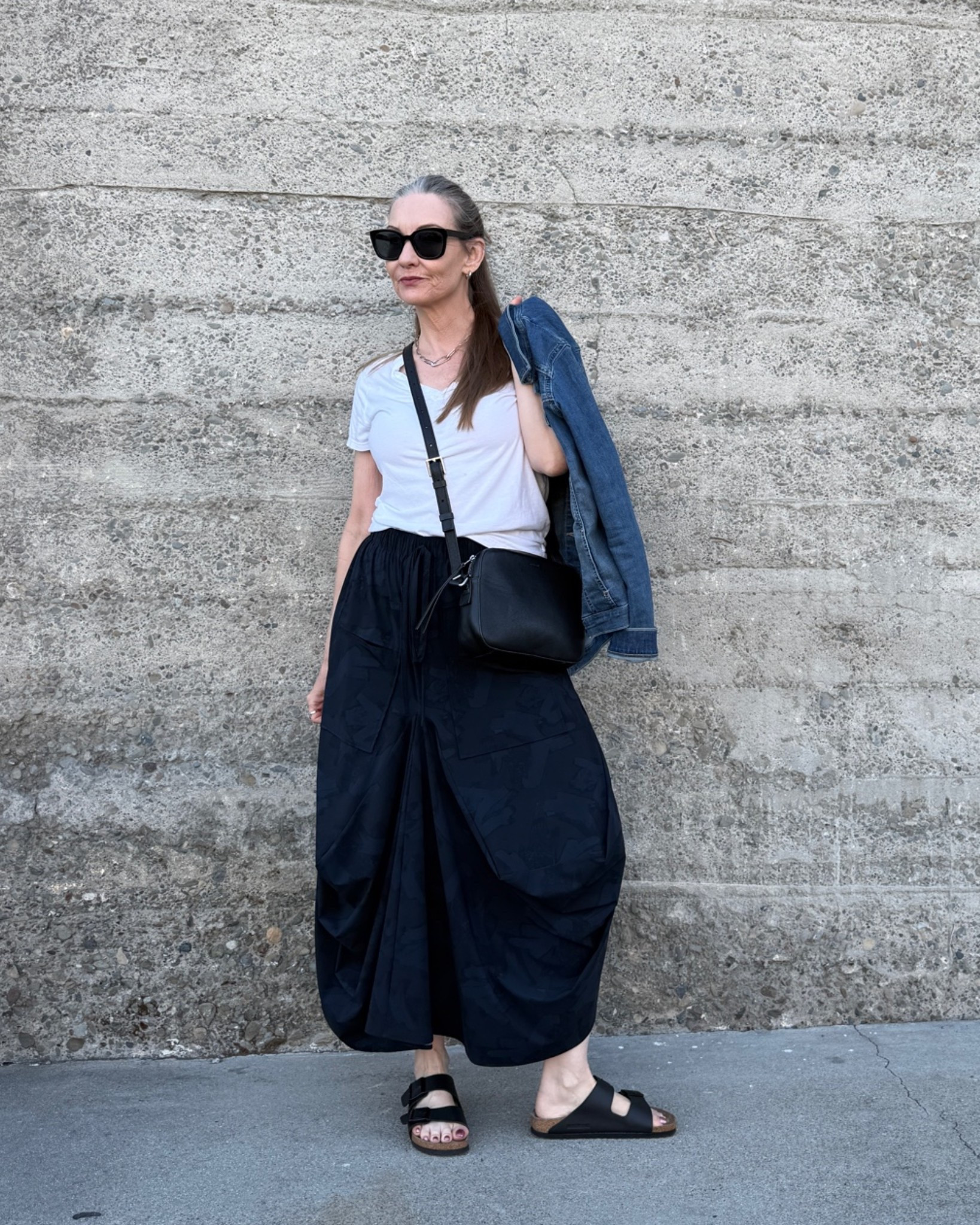 Simple, modern minimalist … #skirt #sandals #casualootd #edgyover40 #capsule #effortless

#LTKOver40 #LTKSeasonal #LTKootd