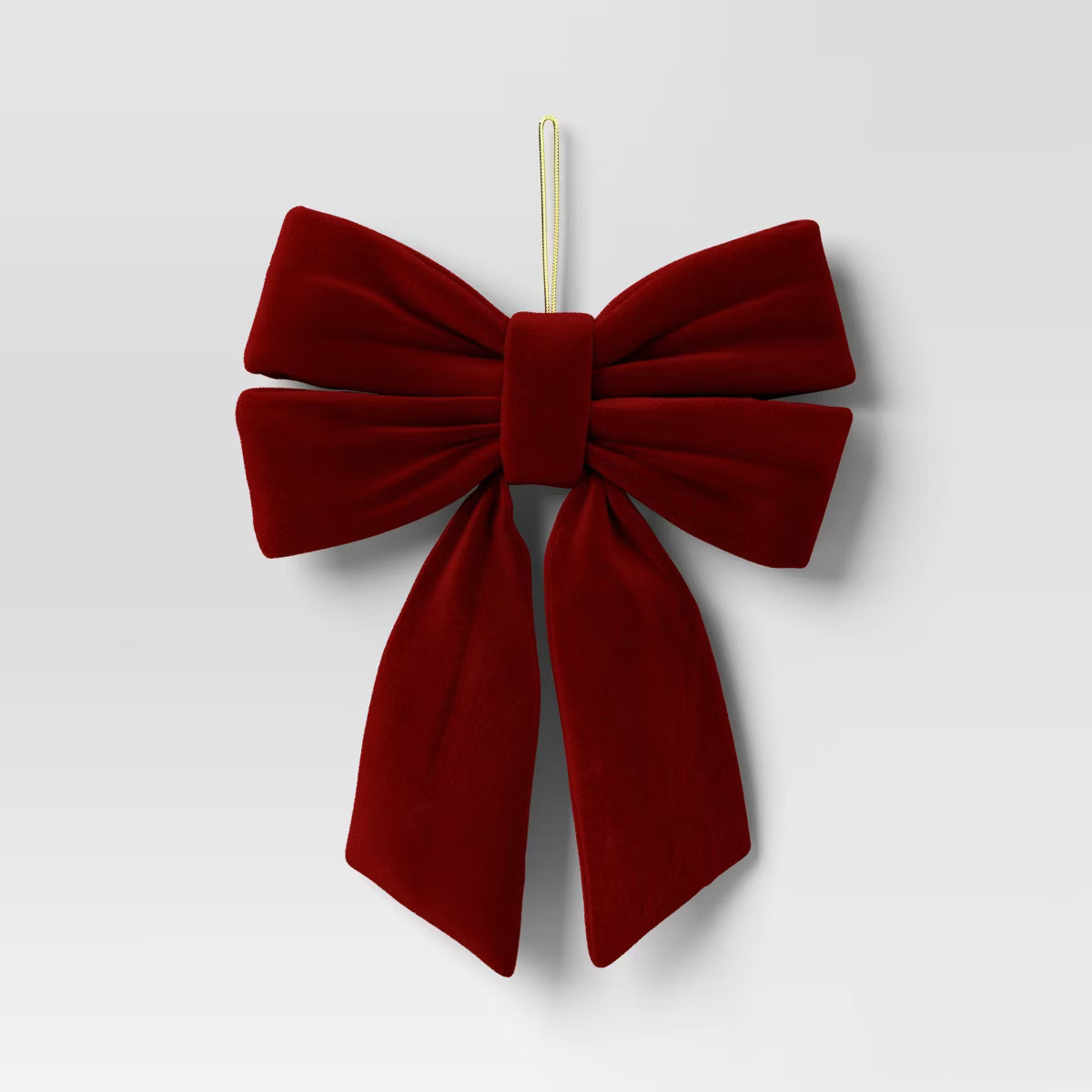 12" Christmas Velvet Bow Ornament Burgundy - Wondershop™ | Target