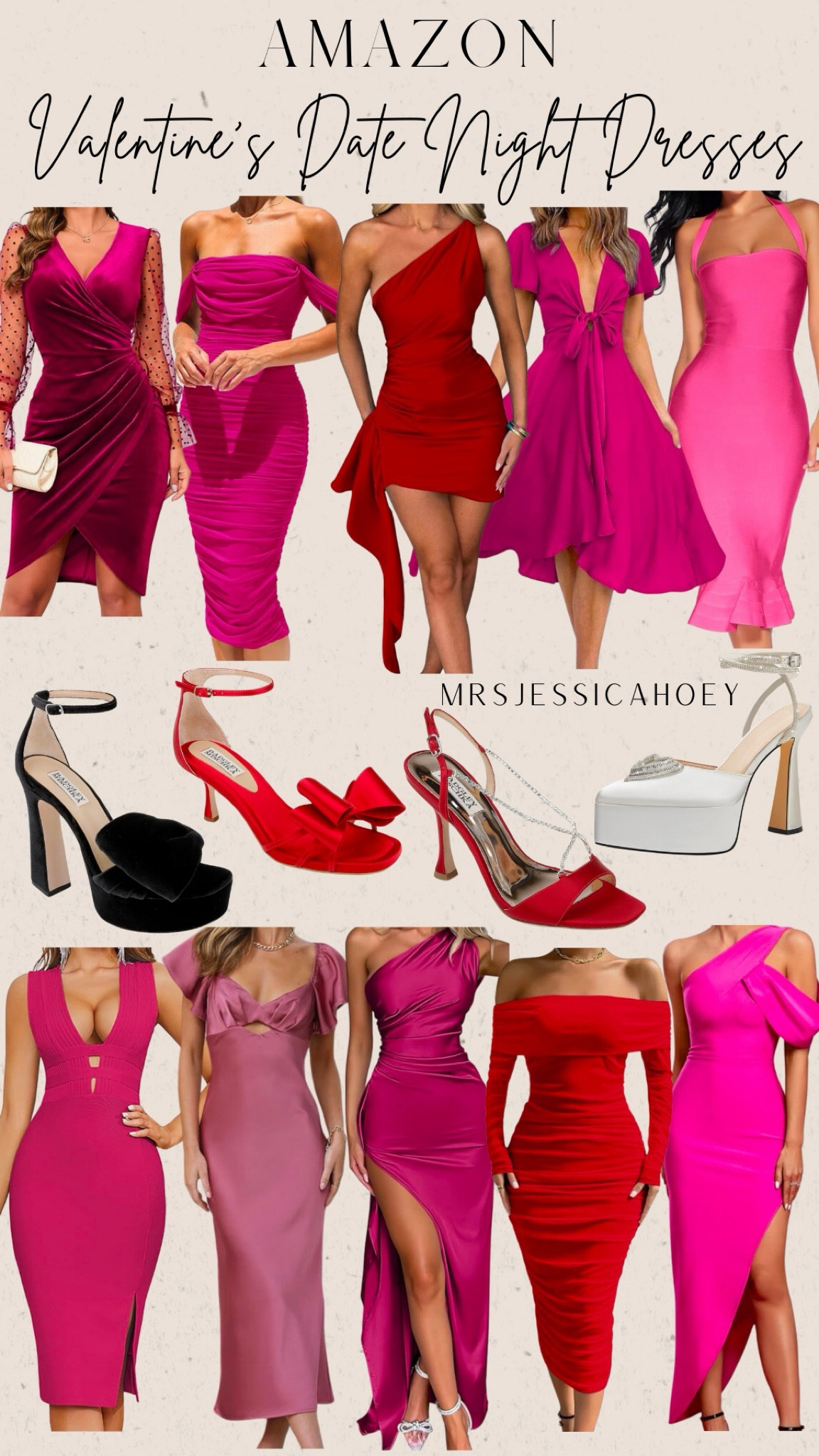Women’s dresses. Valentine’s Day dresses. Valentine’s Day outfit. Date night dresses. Pink red dresses. Cocktail evening dresses. Wedding guest dress. Women’s shoes stiletto heels. 

#LTKStyleTip #LTKSeasonal #LTKFindsUnder100