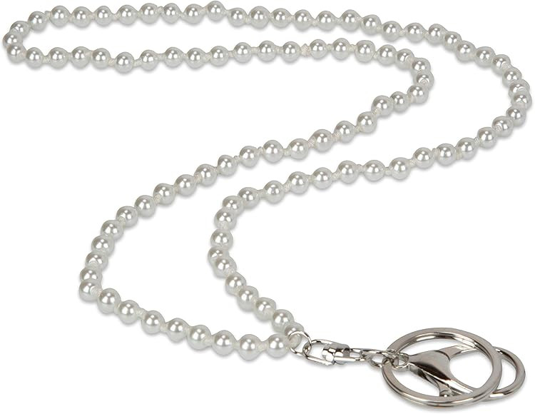 SPUNKYsoul Pretty Cute Colored Lanyard Necklace for id Badge Key Keychain with Beads for Women | Amazon (US)