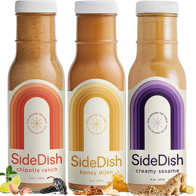 Salad Dressing Variety Pack (Pack of 3) – Chipotle Ranch, Creamy Sesame, Honey Dijon Made w/Avo... | Amazon (US)