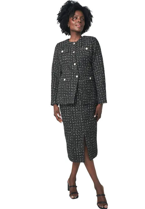 Jessica London Tweed Skirt Suit at Nordstrom, Size 12 | Nordstrom