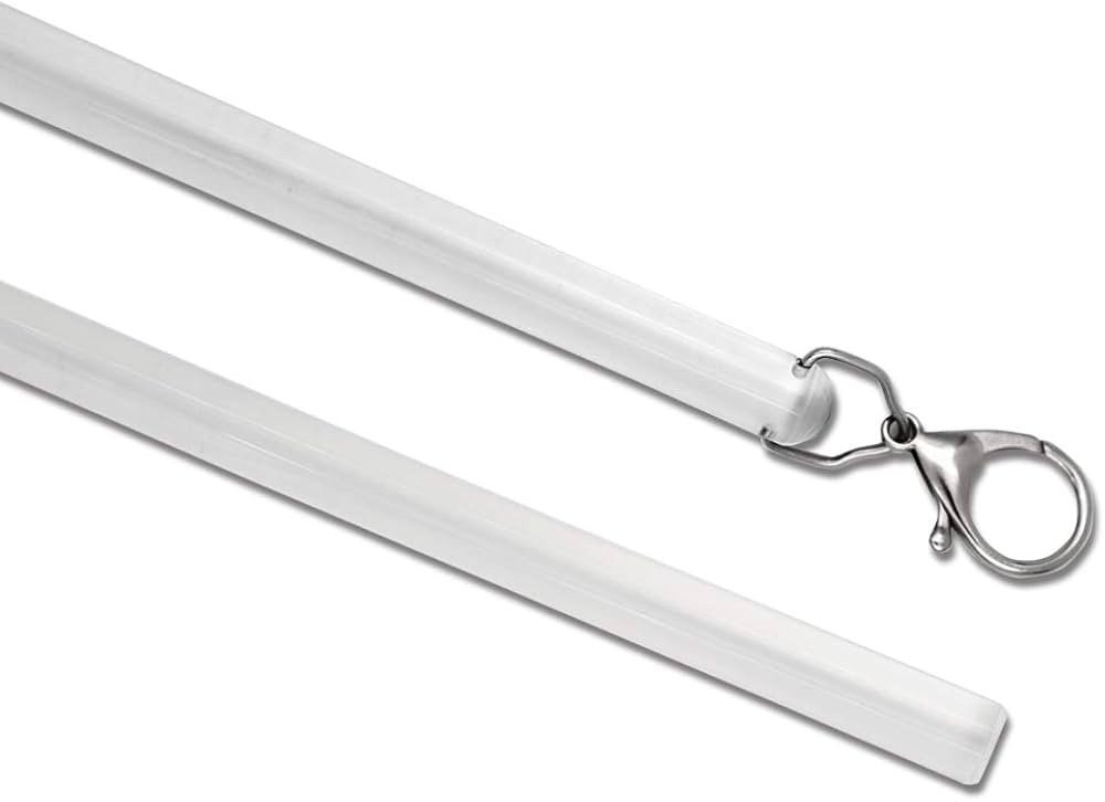 2 Pack 36 Inch Universal Drapery Pull Rod Invisible Clear Curtain Wand for Easier Opening and Bac... | Amazon (US)