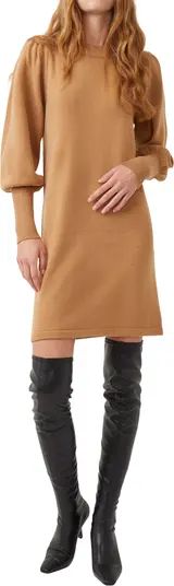 French Connection Babysoft Balloon Long Sleeve Sweater Dress | Nordstrom | Nordstrom