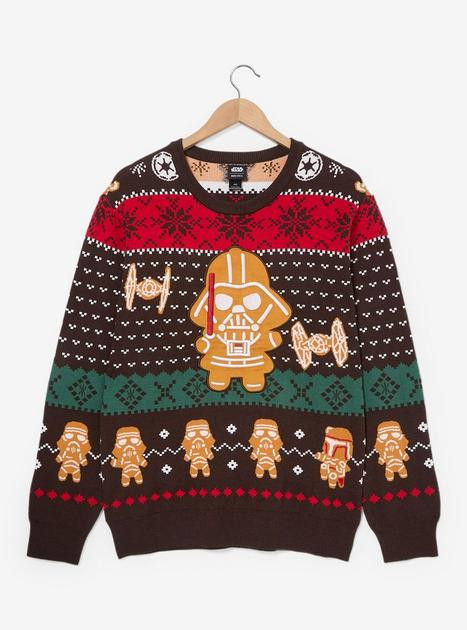 Star Wars Darth Vader Gingerbread Holiday Sweater — BoxLunch Exclusive | BoxLunch