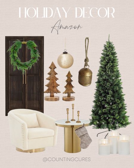 Upgrade your home aesthetic this holiday with this chair, table, decor, and more!
#christmasdecor #whiteandgoldfurniture #interiordesign #amazonfinds

#LTKHoliday #LTKstyletip #LTKhome
