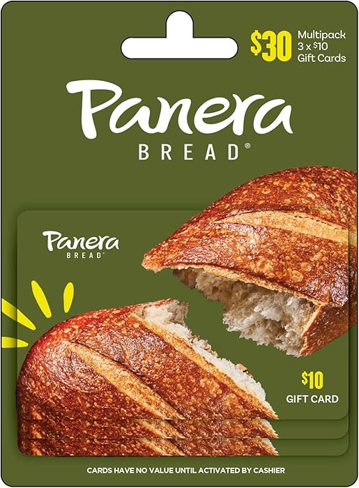 Amazon.com: Panera Multipack of 3 - $10 Gift Cards : Gift Cards | Amazon (US)