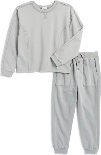 Mineral Wash Pullover & Joggers Set | Nordstrom Rack