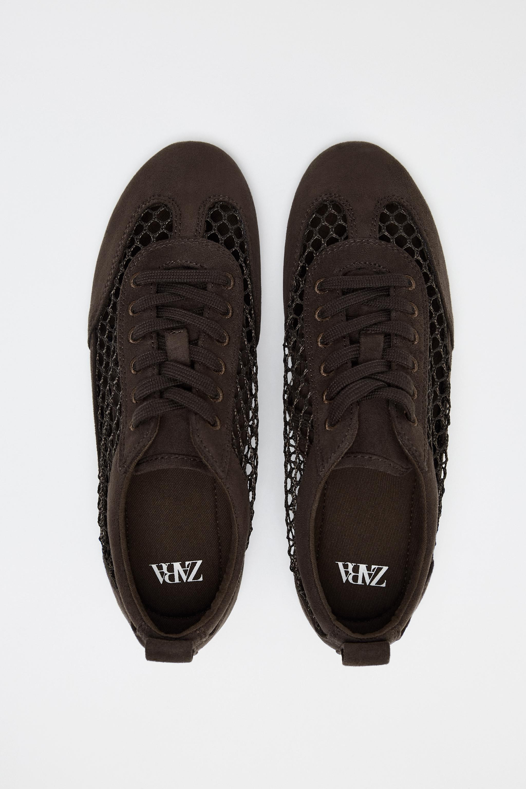 MESH DERBY SHOES | Zara US