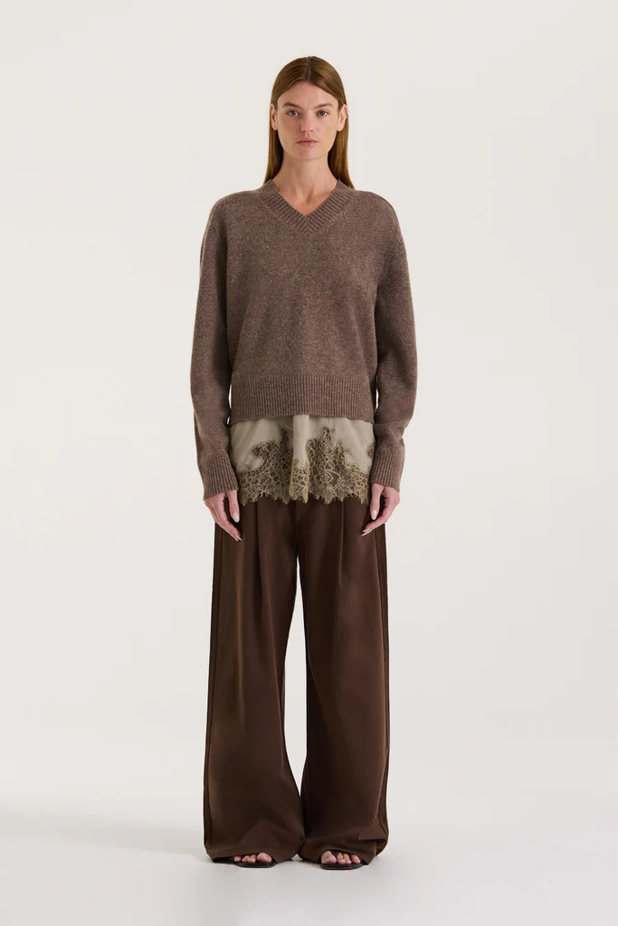 Ines V Neck Jumper | Henne