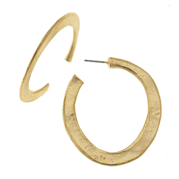 Hammered Hoops | Susan Shaw
