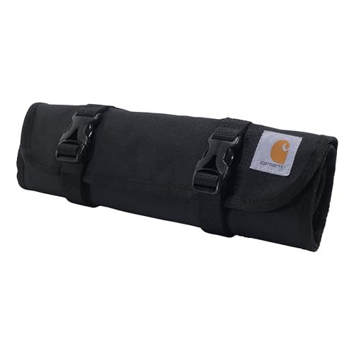 Carhartt 18 Pocket Utility Roll, Durable Water-Resistant Tool Organization Roll Bag, Essential Tool Roll (Black) | Amazon (US)