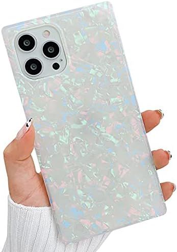 KERZZIL Cute Square Compatible with iPhone 13 Pro Max Case, Slim Coloful Sparkle Glitter Mother-o... | Amazon (US)
