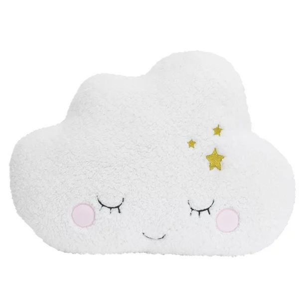 Little Love by Nojo Cloud Shaped Infant and Toddler Decorative Pillow | Walmart (US)