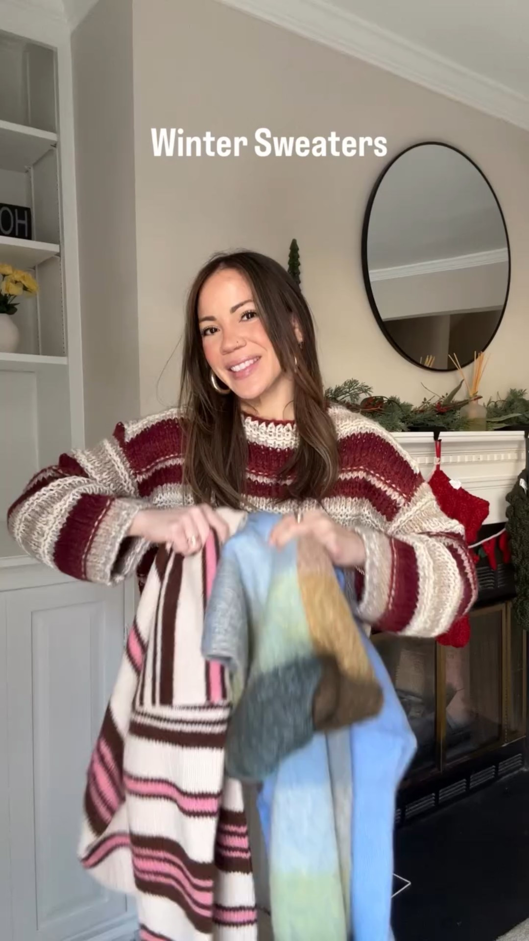 Winter sweaters 🧸3 winter sweaters on repeat + this scarf that bring every look together. Layered, comfy, and perfect for chilly days—which one is your fave?

Drop “WINTER” to receive the link to your DMs. 
.
.
.
Winter sweaters, cozy layers, cold weather outfits, winter fashion inspo, sweater weather style #winterstyle #sweaterweather #cozyvibes #winterfashion #scarfseason

#LTKHoliday #LTKgrwm #LTKootd