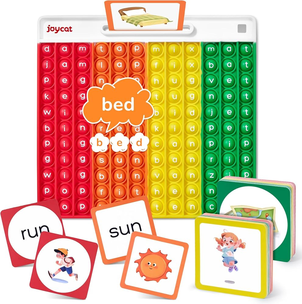 CVC Word Games,Learn to Read in Weeks,Multisensory Reading & Phonics Game Ideal for Pre Kinderart... | Amazon (US)