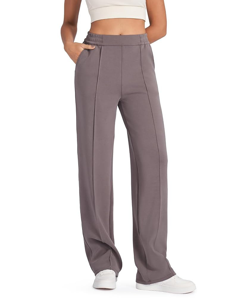 G4Free Smoofit Modal Soft Women Wide Leg Sweatpants with Pockets Yoga Pants Casual Lounge Trouser... | Amazon (US)