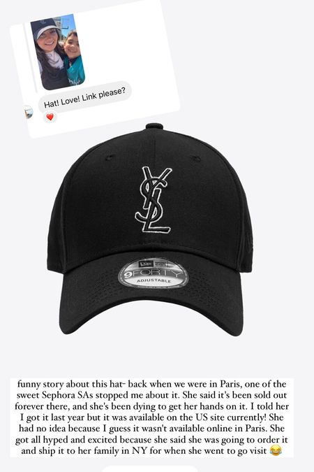 YSL Baseball Cap