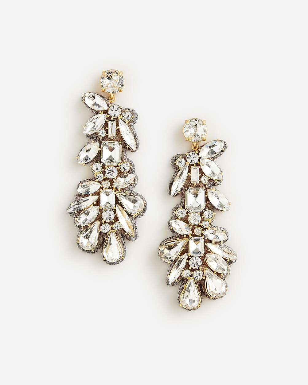 Mosaic crystal earrings | J. Crew US