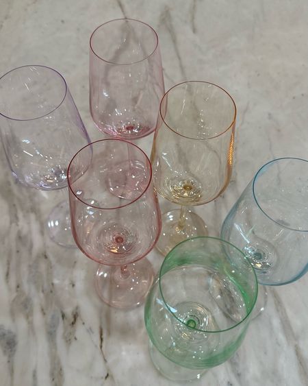 Colored wine glasses Amazon wine glasses 