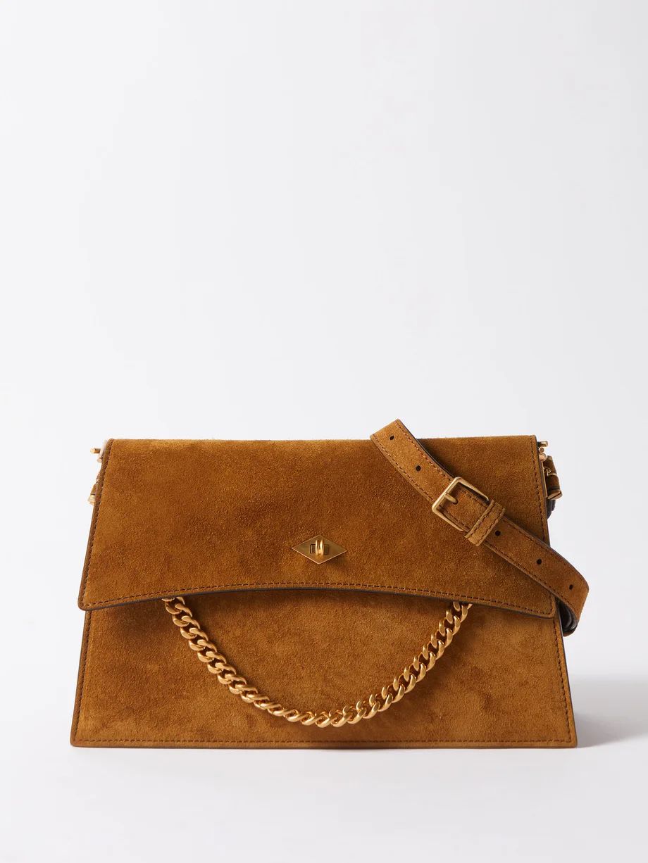 Roma small suede cross-body bag | Matches (US)