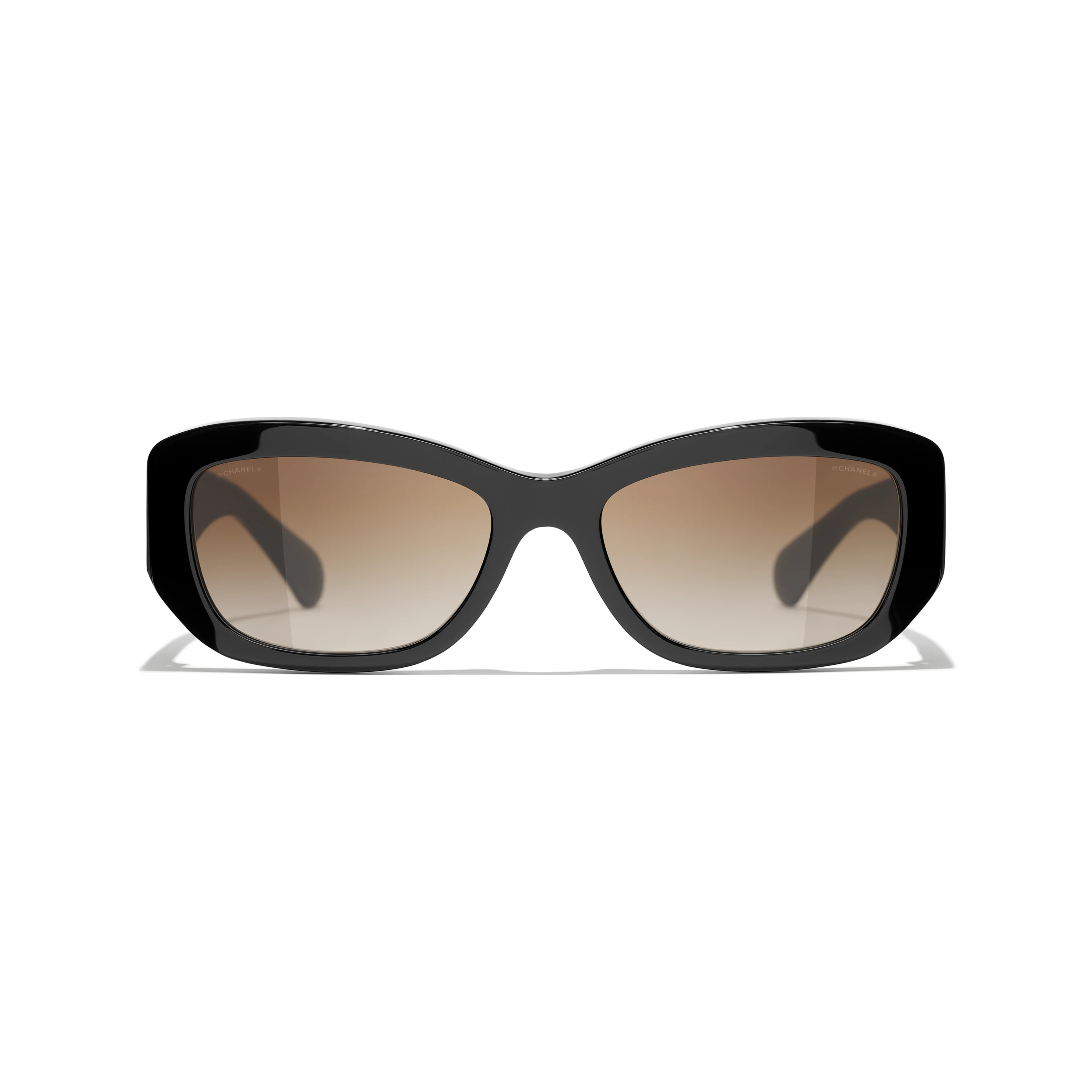 Sunglasses: Rectangle Sunglasses, acetate — Fashion | CHANEL | Chanel, Inc. (US)