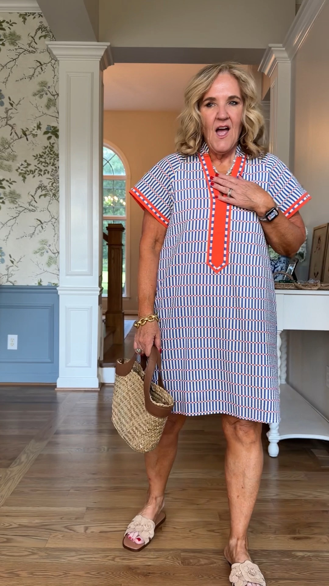 15% off one order with code NANETTE15

Wearing my regular size medium in all tops and dresses 
Size 29 in jeans 

Summer blouses summer dresses white jeans

#LTKOver40 #LTKSeasonal #LTKootd