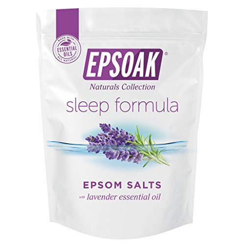 Epsoak Epsom Salt 5 lb. Magnesium Sulfate USP. (Qty. 1 x 5lb. Bag), Lavender Sleep Formula, Resealable Epsom Salt Bag, Made in The USA, Cruelty-Free Certified | Amazon (US)