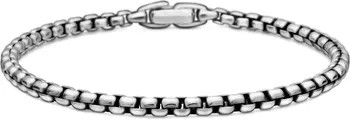 Men's Box Chain Bracelet in Sterling Silver, 4mm | Nordstrom