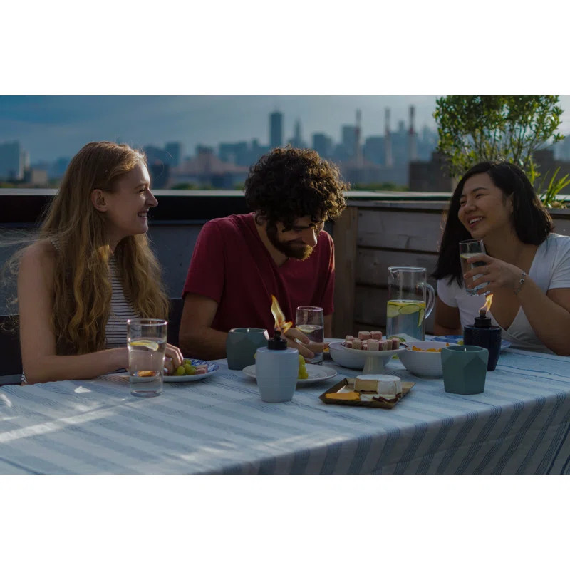 TIKI® Brand 5.75 Inch Table Torch Glass Herringbone | Wayfair North America