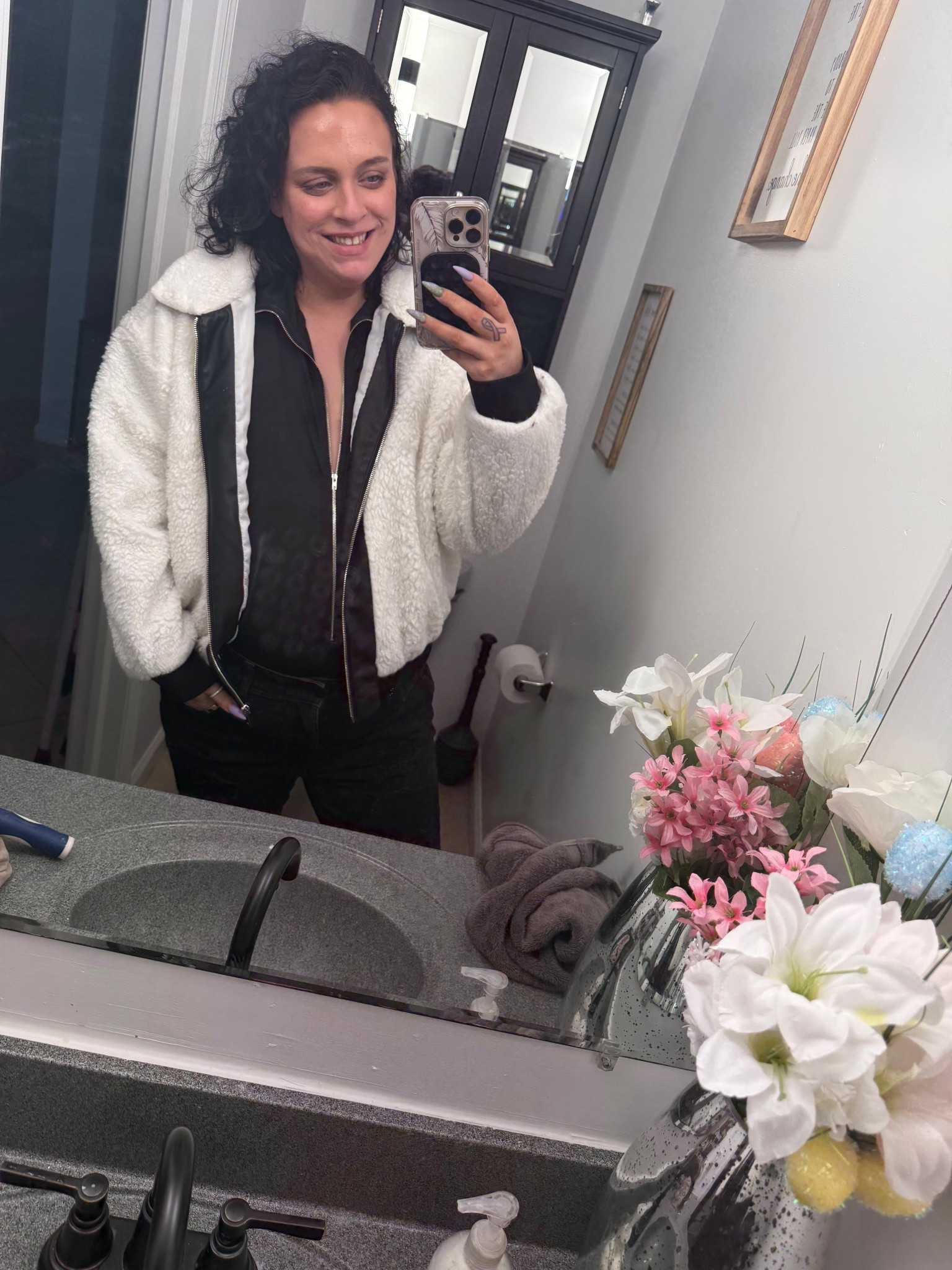 Comfy and warm! Track season is here and us parents are quite cold in New York! Bundle up and look cute! 

#LTKMidsize #LTKSeasonal #LTKFamily