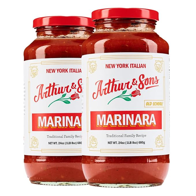 Arthur and Sons Marinara Sauce - Authentic Italian Recipe, Premium Quality, All-Natural Ingredien... | Amazon (US)