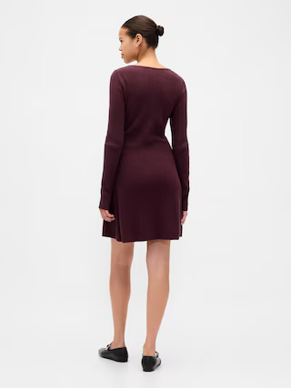 CashSoft Rib Mini Sweater Dress | Gap (US)
