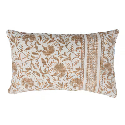 allen + roth 20-in x 12-in Yellow Oblong Indoor Decorative Pillow | Lowe's