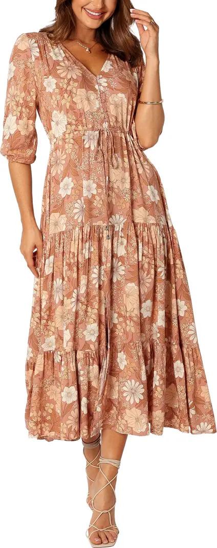 Kelda Floral Midi Dress | Nordstrom