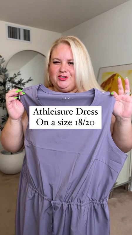 Plus size active dress casual outfit
My usual size is 18/20 and this has minimal stretch so I sized up to 22/24

#LTKstyletip #LTKplussize #LTKfindsunder100