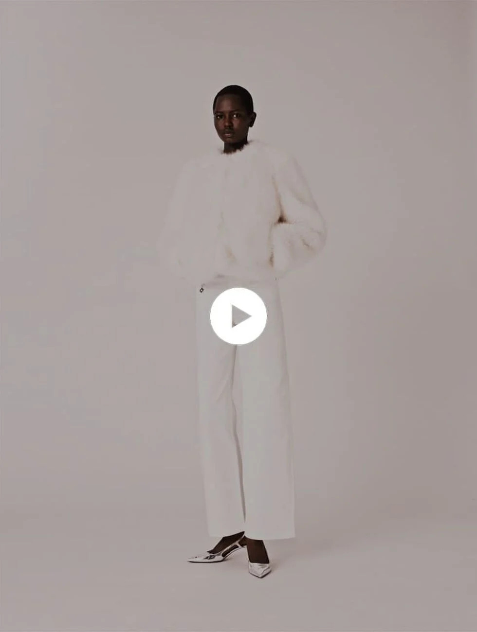 Short faux fur jacket Natural for Women | Maje | Maje US