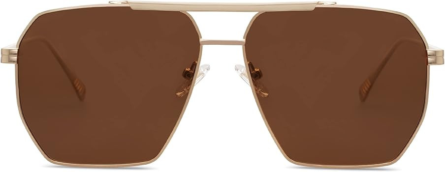 SOJOS Retro Oversized Square Polarized Sunglasses for Women and Men Vintage Shades Classic Large ... | Amazon (US)
