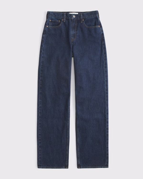 High Rise Loose Jean | Abercrombie & Fitch (UK)
