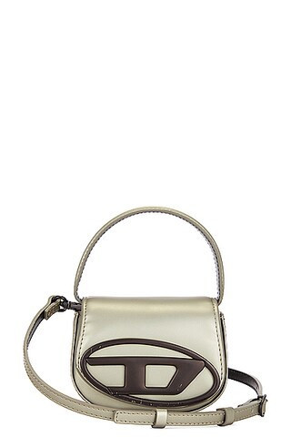 Diesel 1DR Shoulder Bag in Metallic Gold | FWRD 