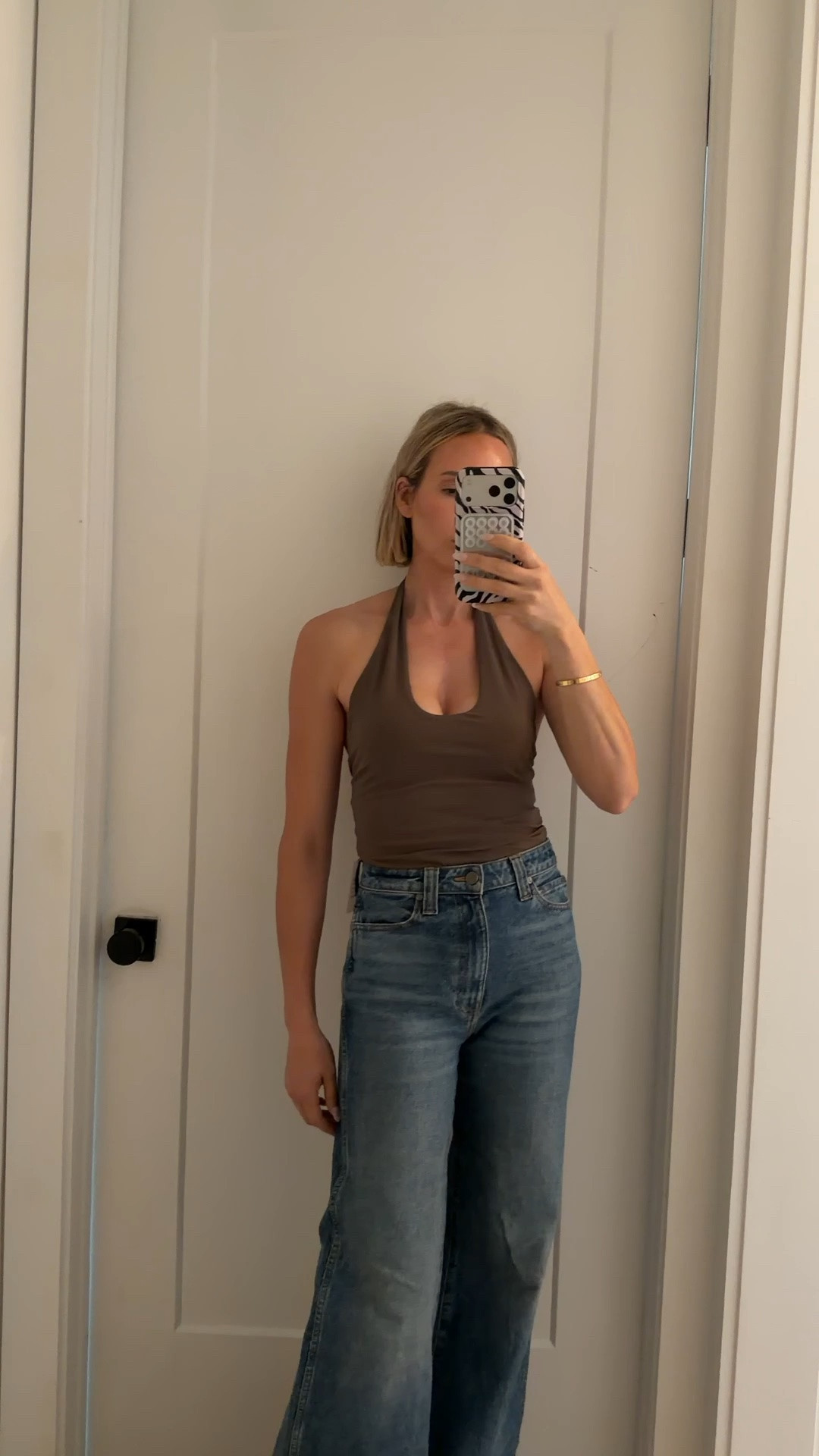 I’m wearing a small in the top. I’m wearing my usual size in the jeans. Tall girl friendly! I’m 5’10. ￼

#LTKootd #LTKSaleAlert #LTKTall