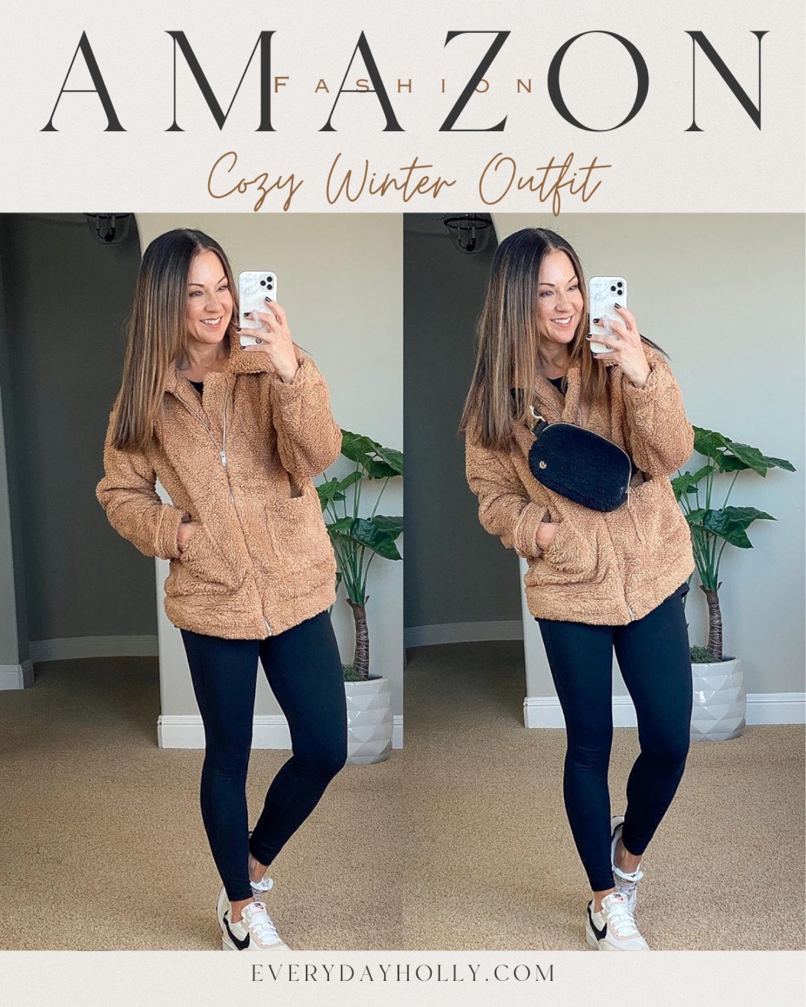 Sale on this Cozy fleece zip up sherpa shacket jacket from Amazon size small. The comfiest long sleeve tee with thumbholes (long enough to cover your bum). The best no-show socks I have tried. My favorite leggings with pockets 25" size xs. Sport bra size xs perfect for athleisure days


#LTKfindsunder50 #LTKover40 #LTKsalealert