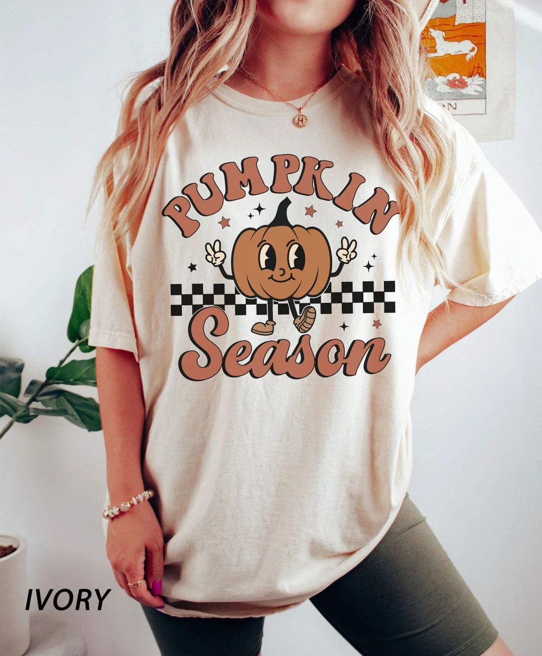 Comfort Colors® Vintage Pumpkins Spices Season T-shirt Retro - Etsy | Etsy (US)