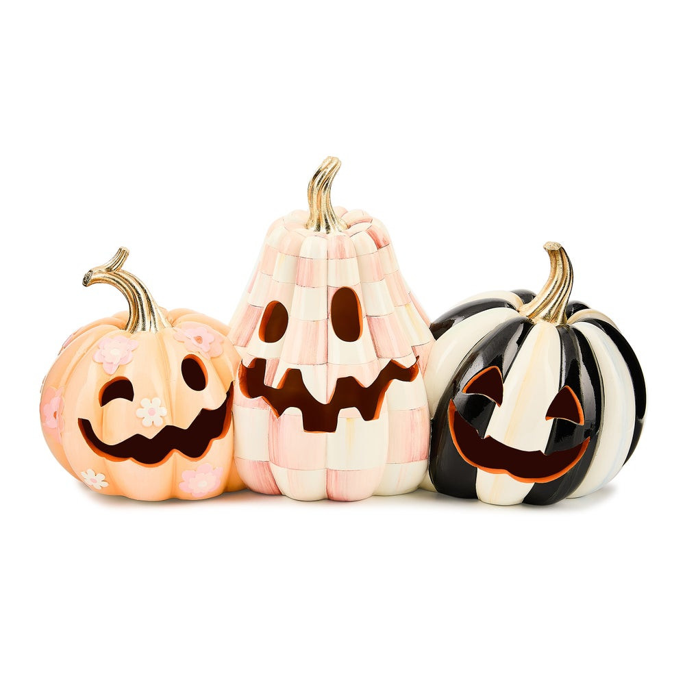 Hocus Pocus Illuminated Jack O' Lantern Trio | MacKenzie-Childs
