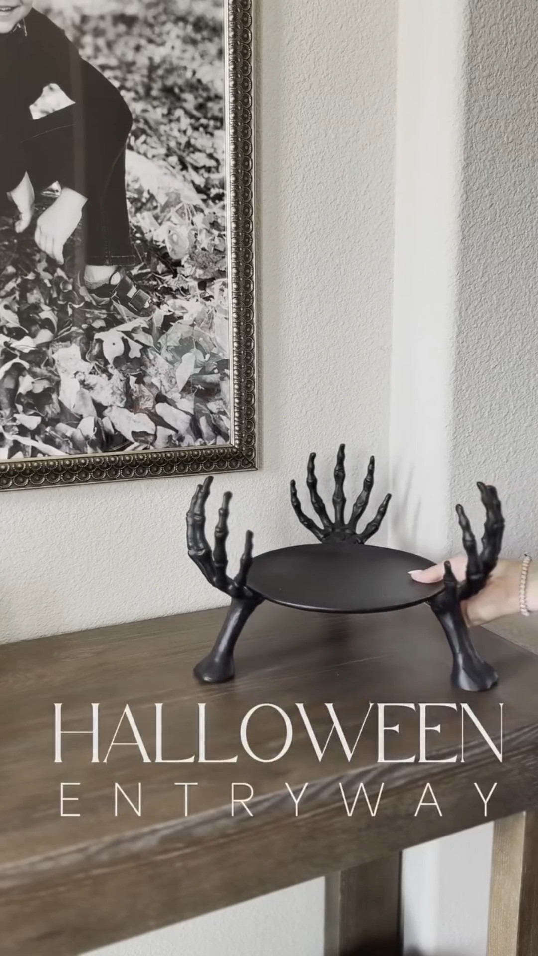 “Halloween is cool!” 
Last year I waited way too long to decorate and my kids begged me to start early this year! And I was happy to oblige 😘. What’s your preferred Halloween vibe??
.
.
#halloweendecor #halloweeneveryday #spookyseason #entrywaydecor #funhalloween #blackandwhitedecor #halloween2024 #ghostdecor #entrywaystyling

#LTKSeasonal #LTKHome #LTKParties