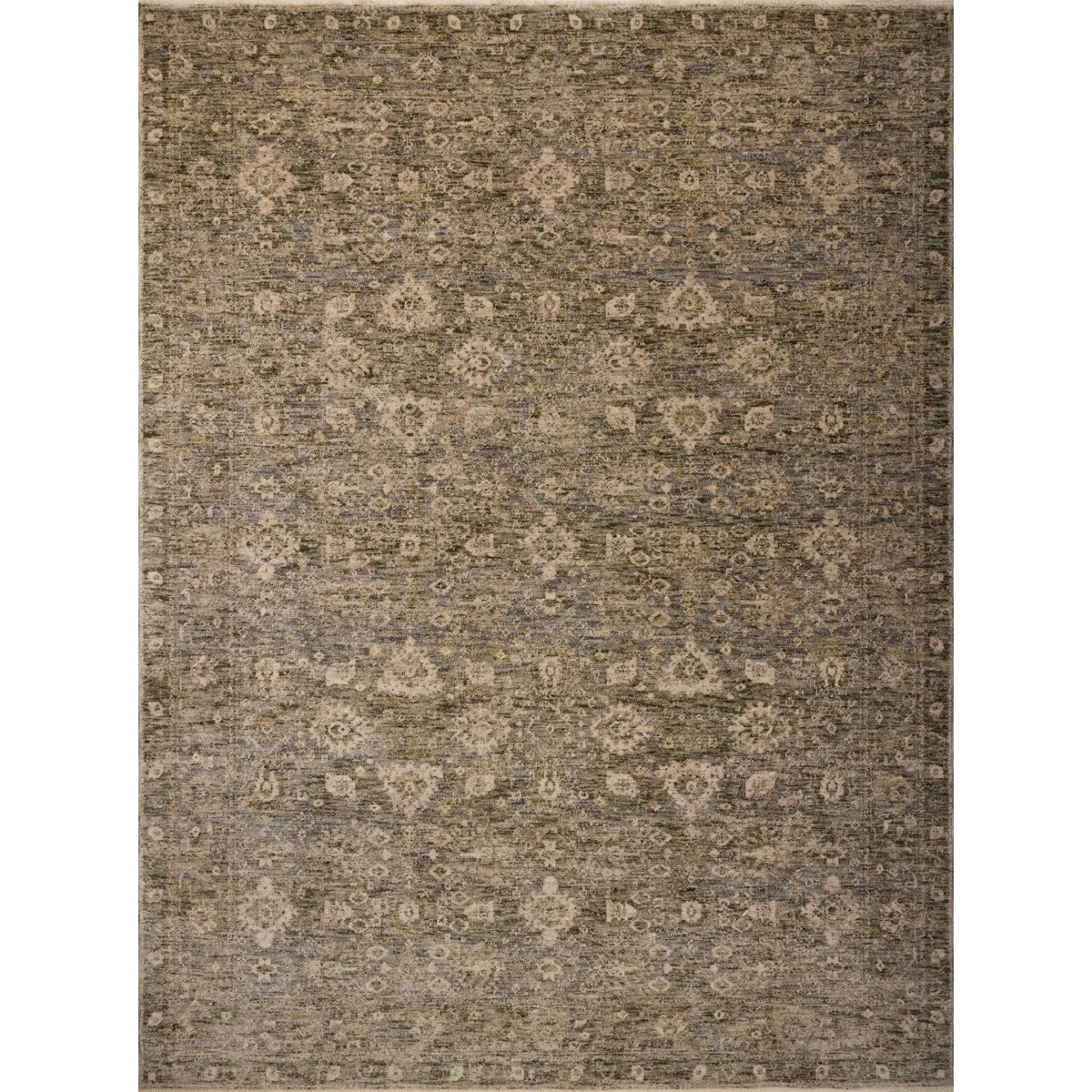 Magnolia Home by Joanna Gaines x Loloi Junie Lagoon / Natural Area Rug | Wayfair North America