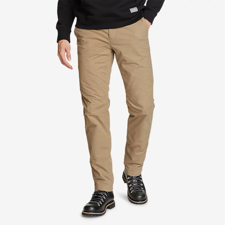 Voyager Flex Fleece-Lined Chino Pants | Eddie Bauer, LLC
