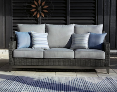 Elite Park Outdoor Sofa with Cushion | Ashley | Ashley