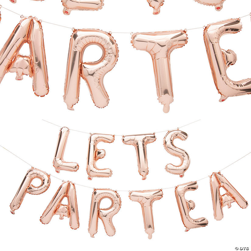 Lets Partea Mylar Balloon Garland | Oriental Trading Company