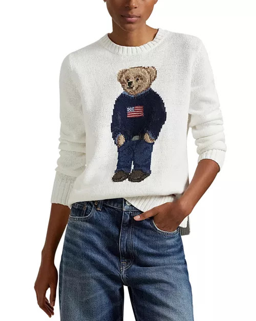 Polo Bear Flag Crewneck Sweater | Bloomingdale's (US)